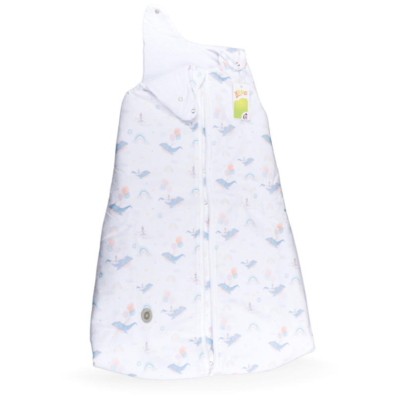 XKKO LUX Multifunktionaler Kinderschlafsack 2in1 - Sky Whale